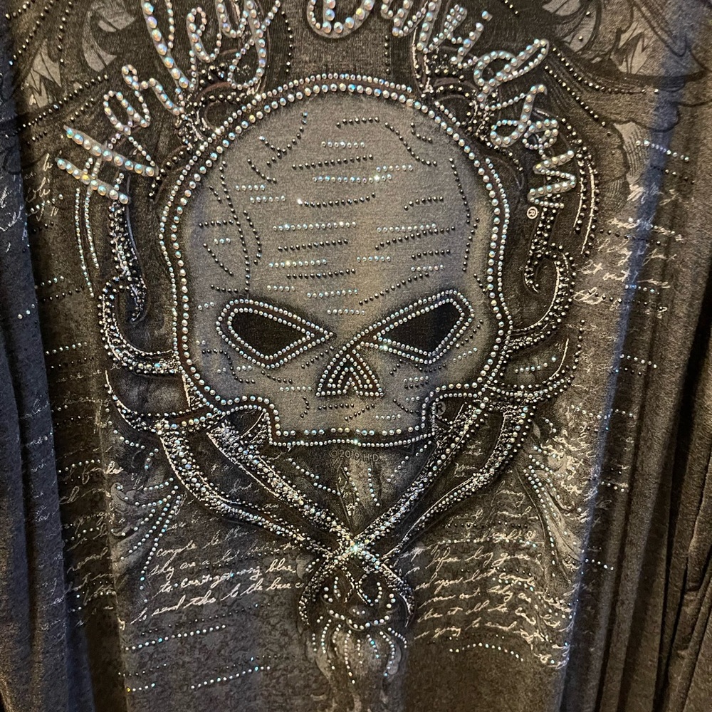 Harley-Davidson long black Cardigan